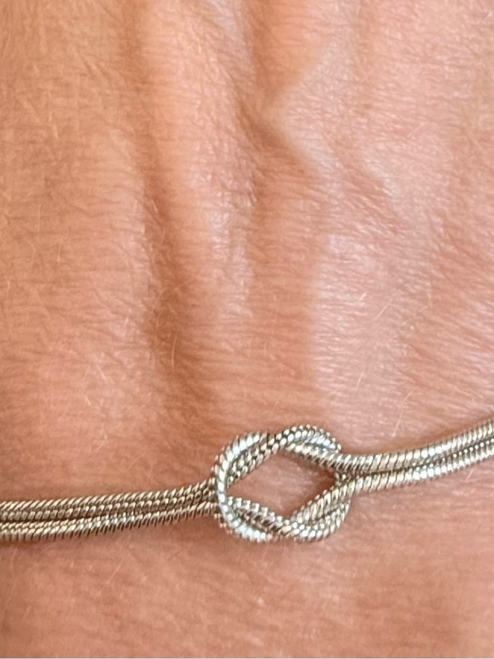 Silver Knot Bracelet - Classic Silver Women's Jewelry